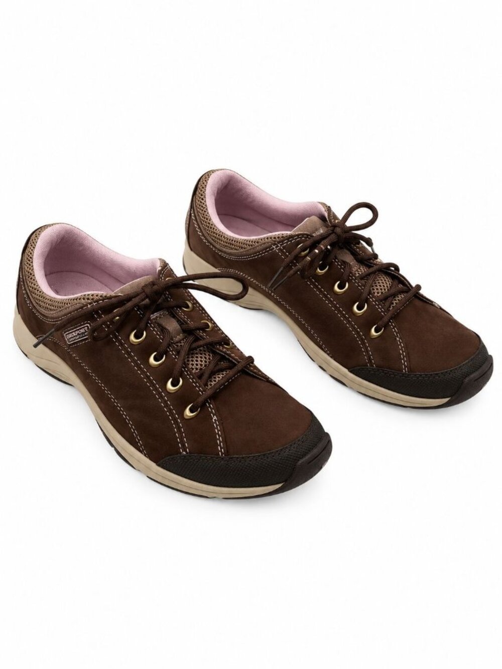 Rockport Sidewalk Expressions Chranson Walking Shoes Sz 9M Brown Purple Comfort